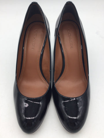 Coach Size 10 Black Shoes