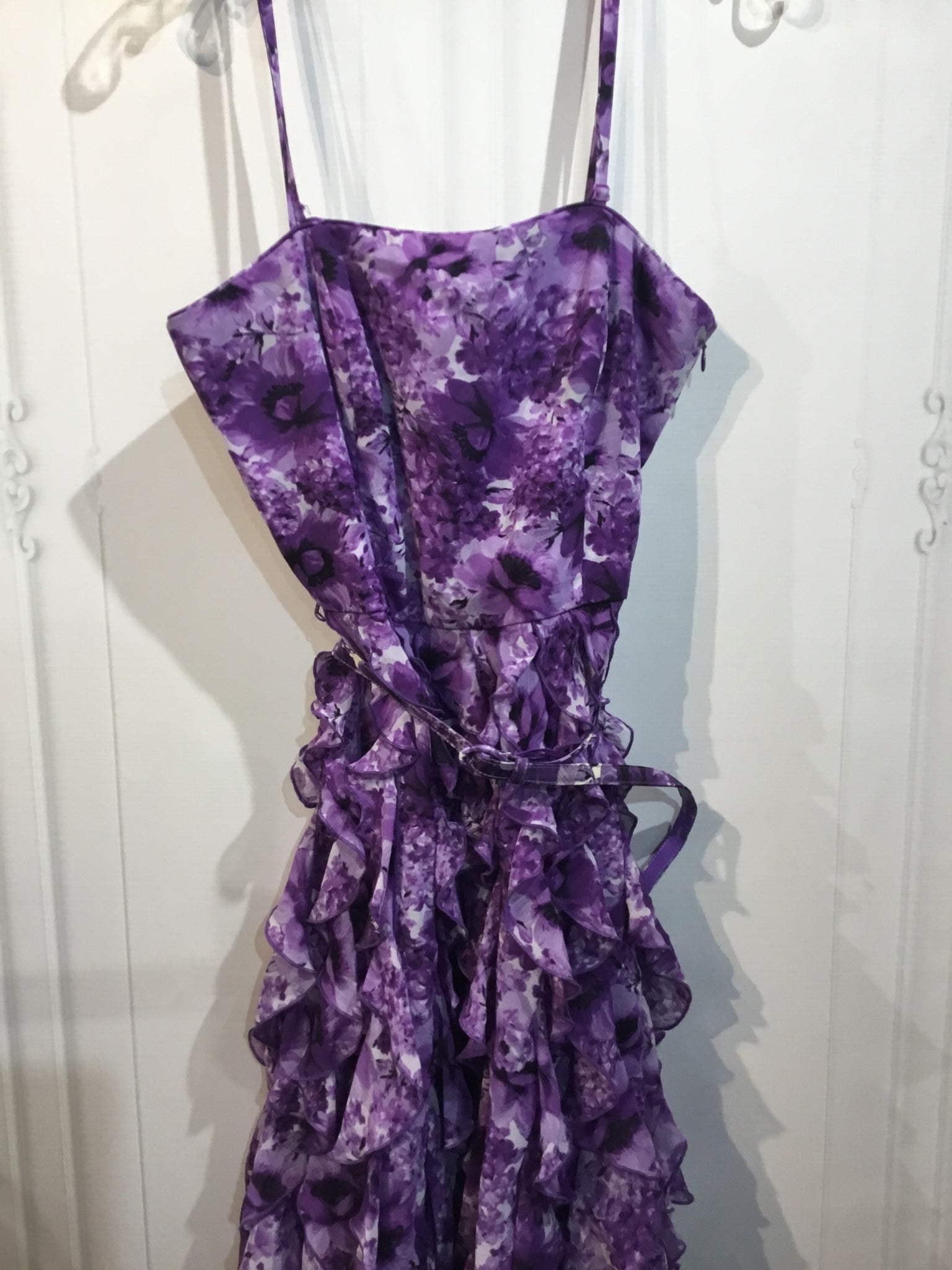 White House Black Market Size S/6 Purple DRESS/1 PIECE