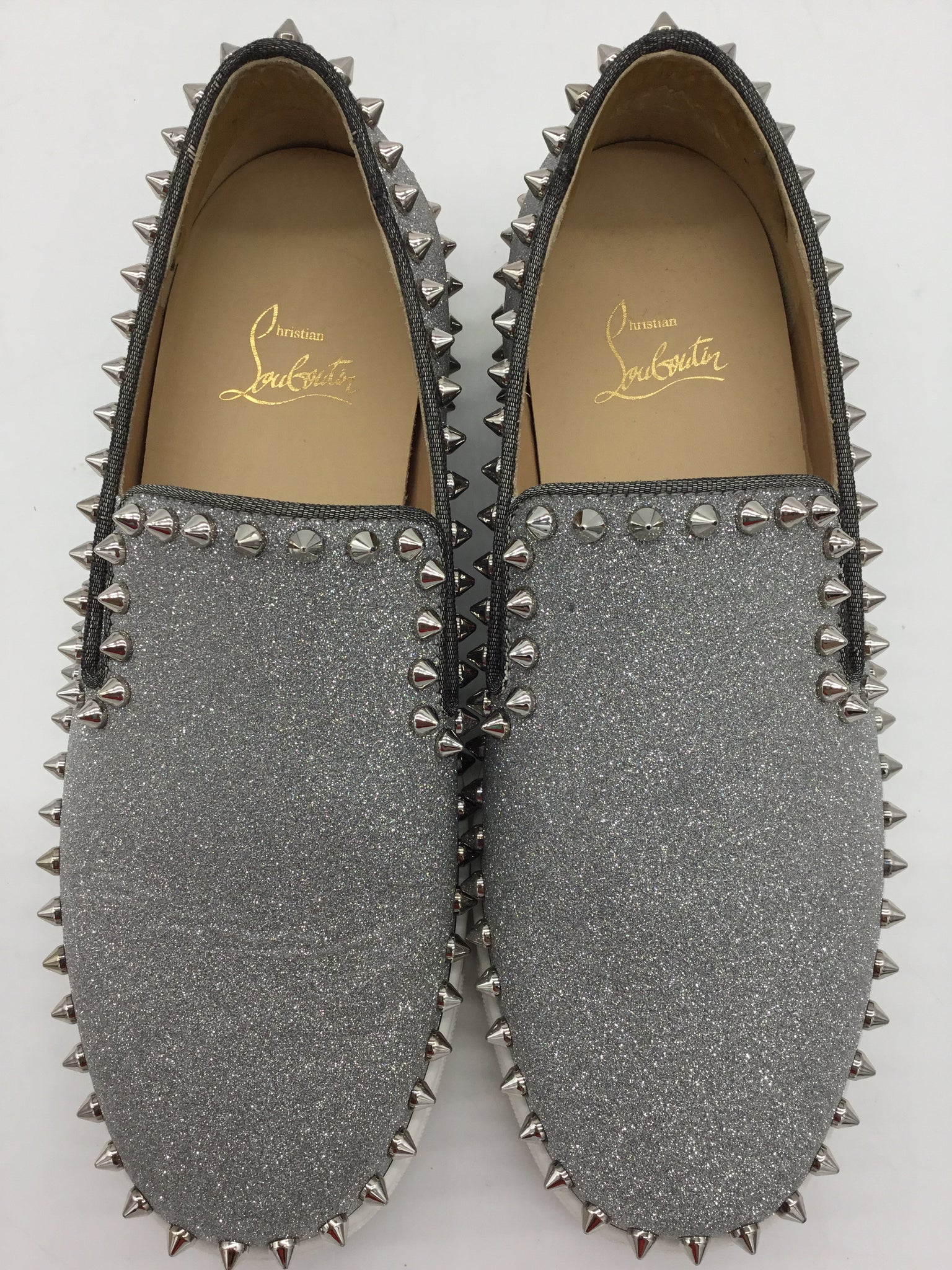 Christian Louboutin Size 8.5 Silver Shoes