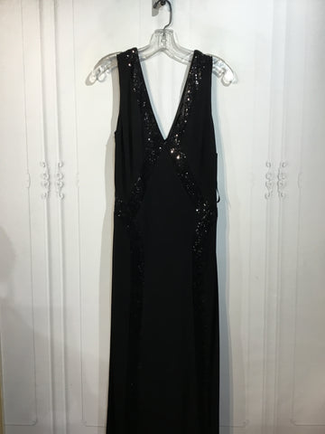 Laundry by Shelli Segal Size M/8-10 Black Formal