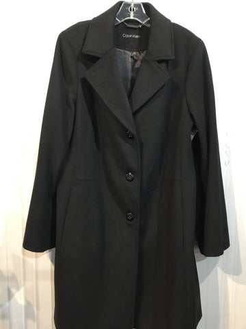 Calvin Klein Size XL/16 Black Outerwear