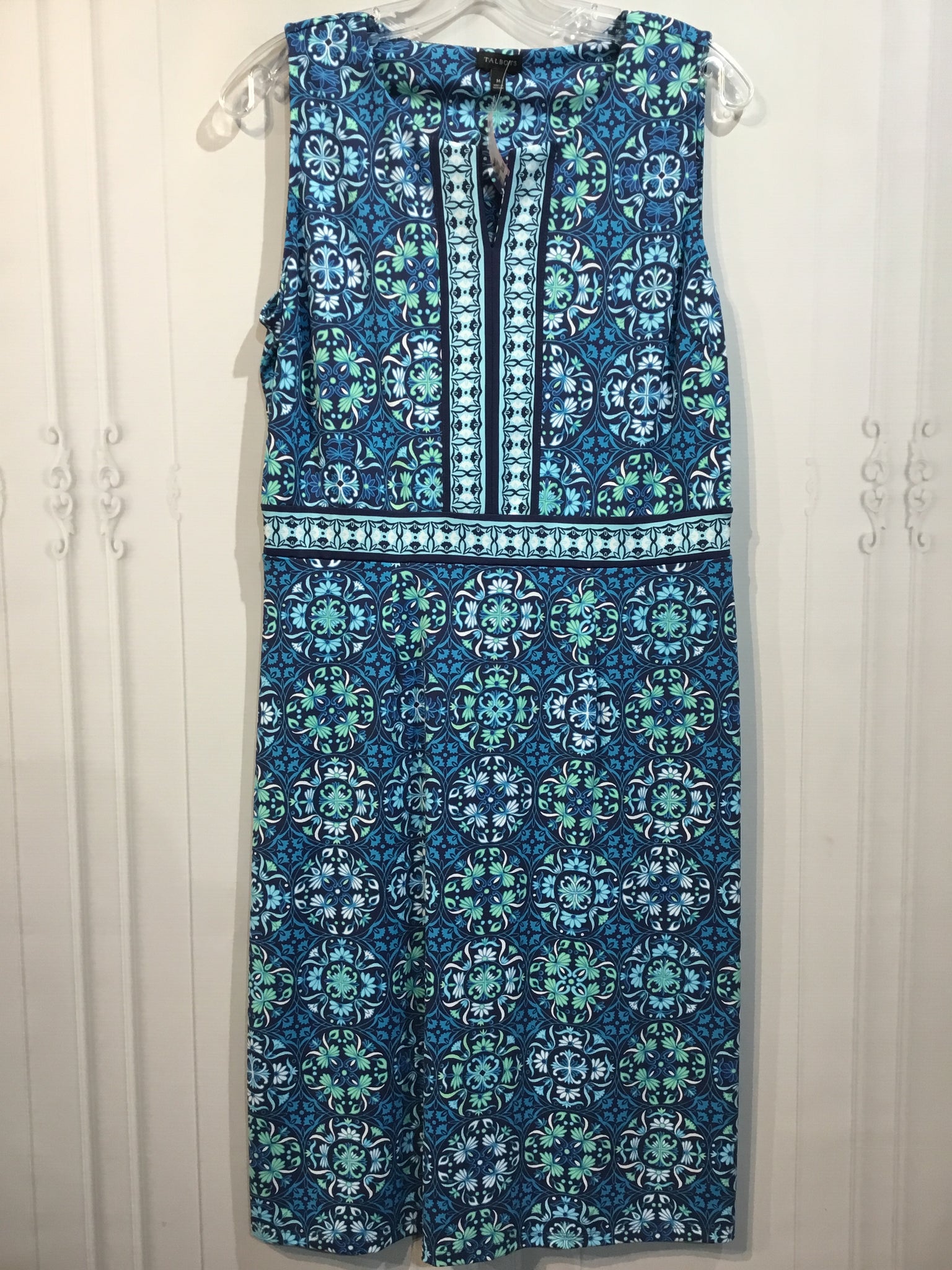 Talbots Size Medium Blue DRESS/1 PIECE