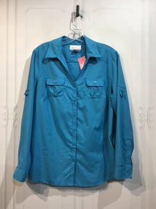 Columbia Size L Blue Tops