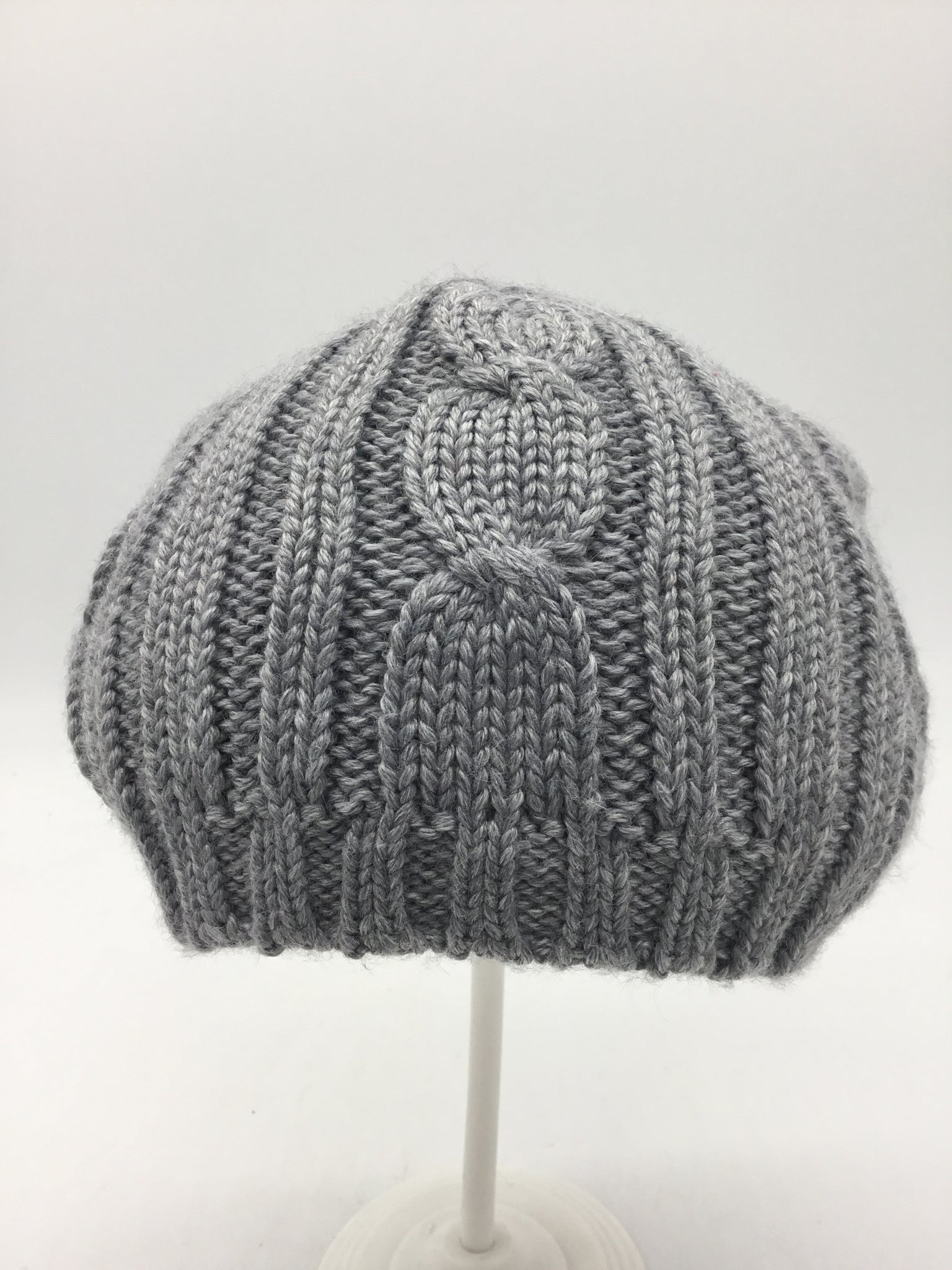 Grey Knit Beanie