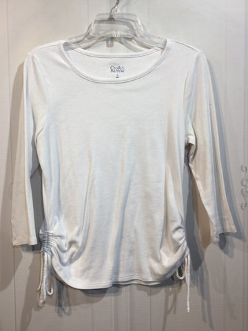 Croft & Barrow Size S White Tops