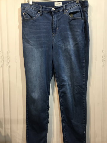 Nicole Miller Size L/14 Blue Bottoms