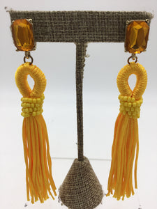 Yellow Earrings