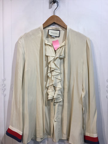 GUCCI Size L/12 White Tops