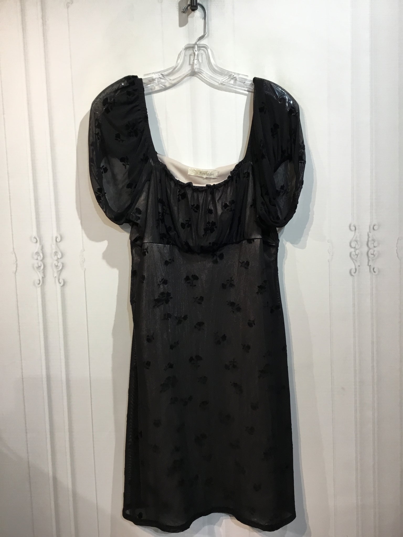 Rewind Size XL Black DRESS/1 PIECE