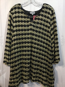 JM Collection Size 2X Black Tops