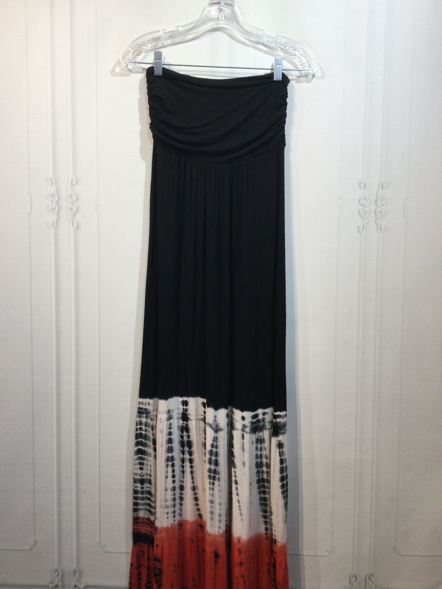 Lapis Size S/4-6 Black/cream/orange. Dress