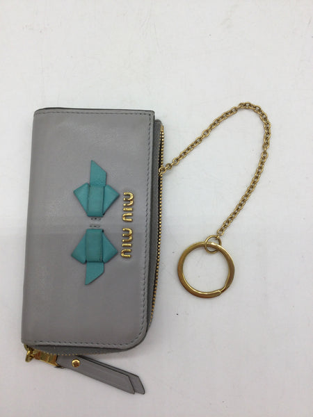 MIU MIU Grey Purses/Wallets