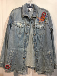 CHICO'S Size M/8 Denim Tops