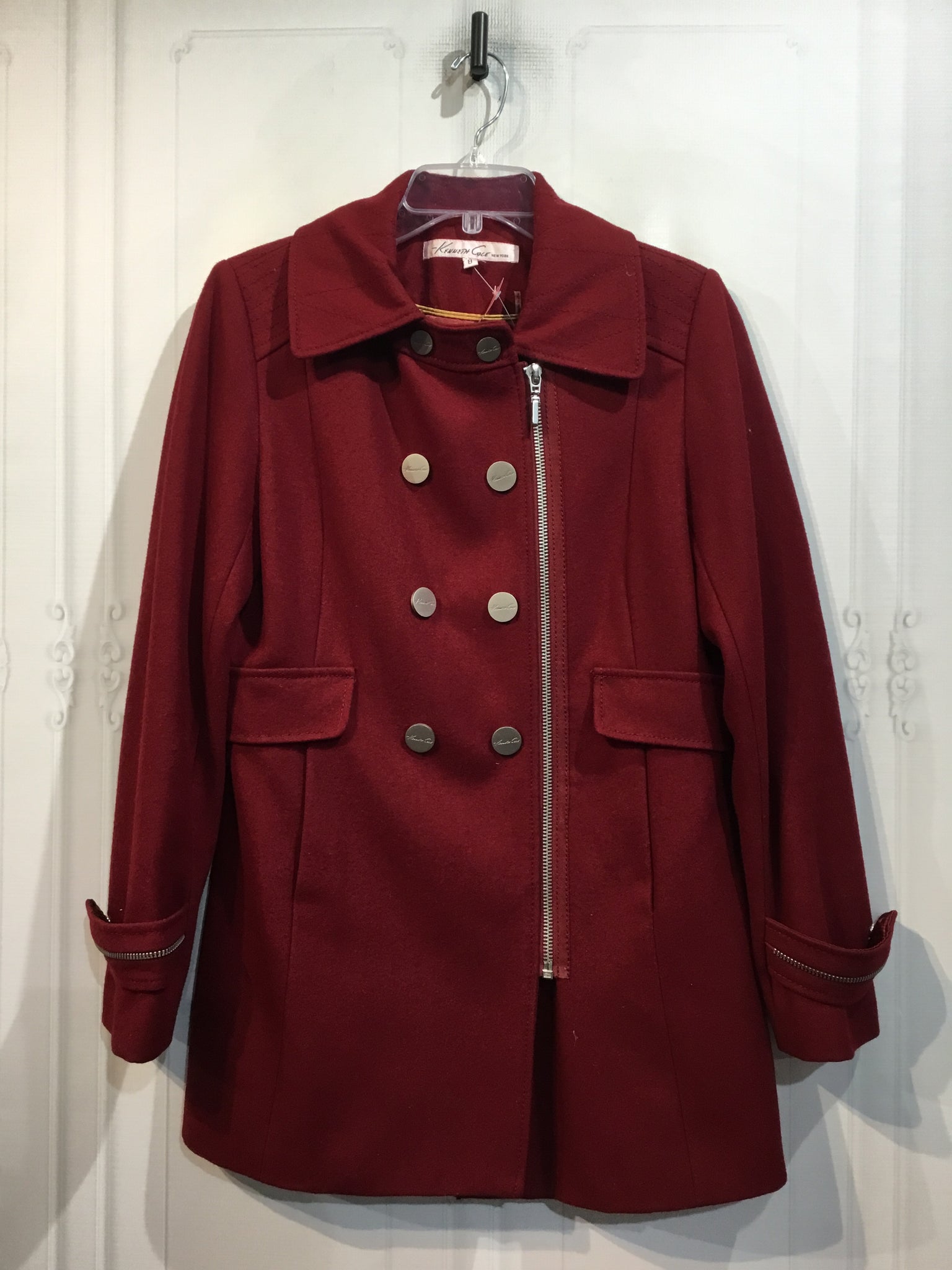 Kenneth Cole Size M Red Outerwear