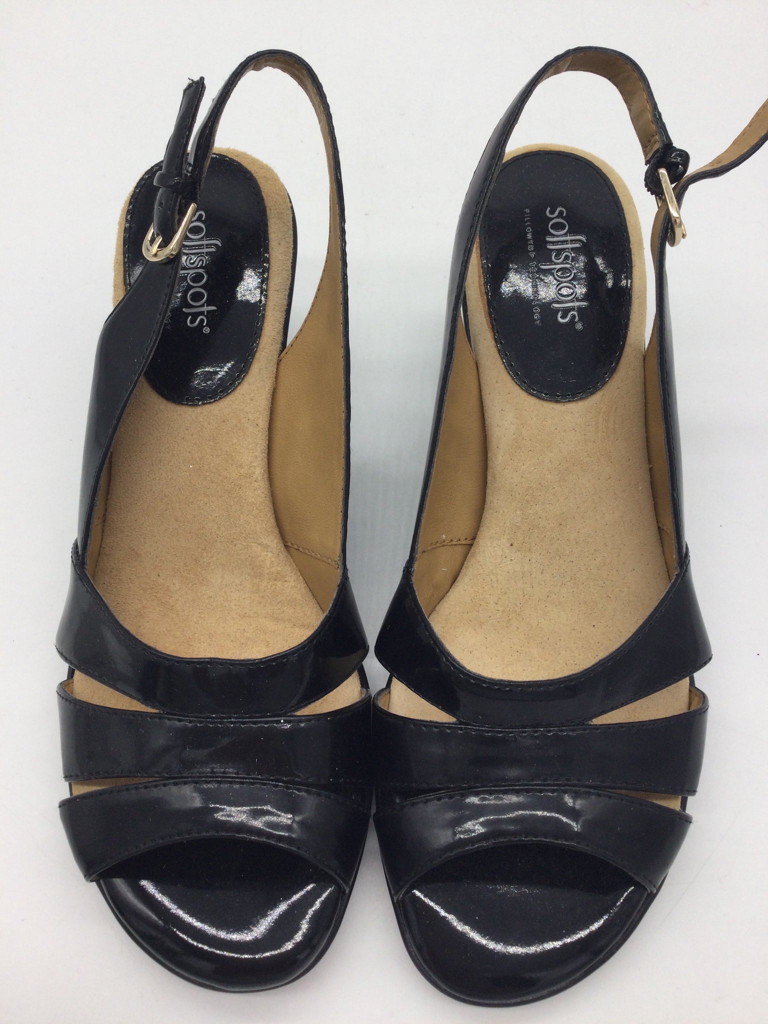 softspots Size 8.5 Black Shoes