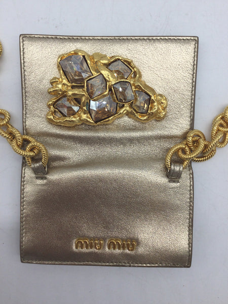 MIU MIU Gold Purse