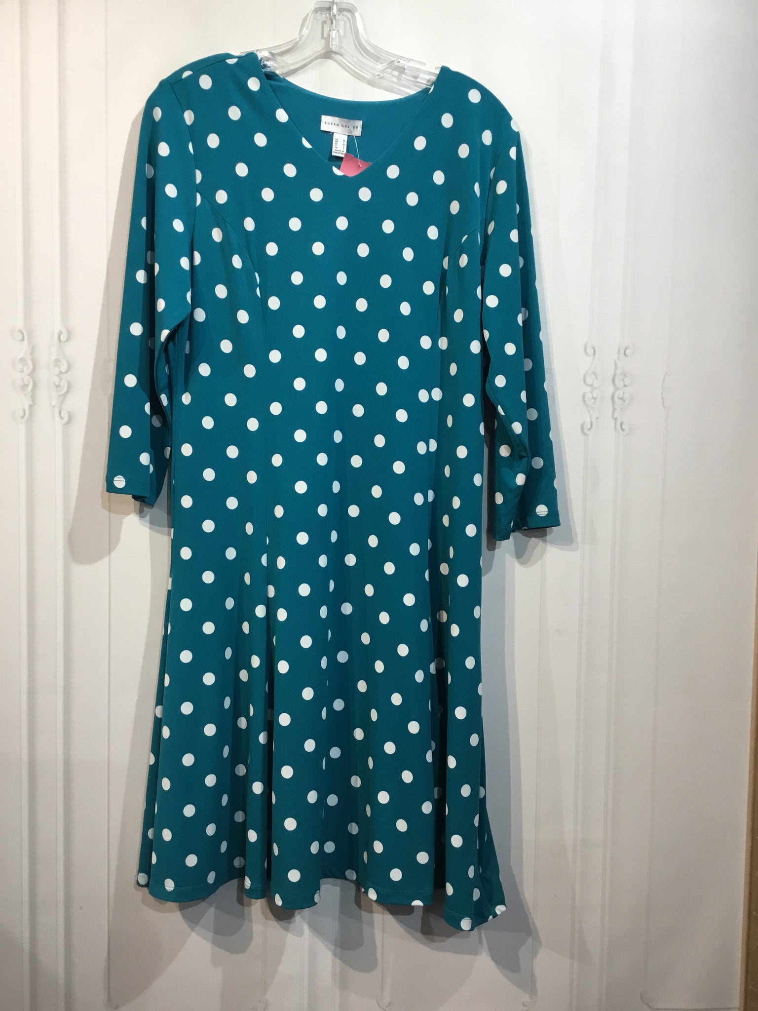 Susan Graver Size Medium Blue DRESS/1 PIECE